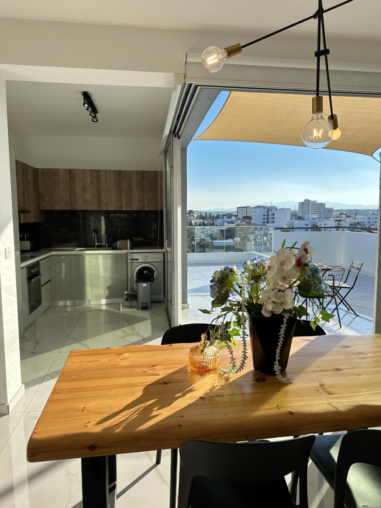 Luxury City Penthouse-Panoramic View-Near Unic Nicosia Buitenkant foto