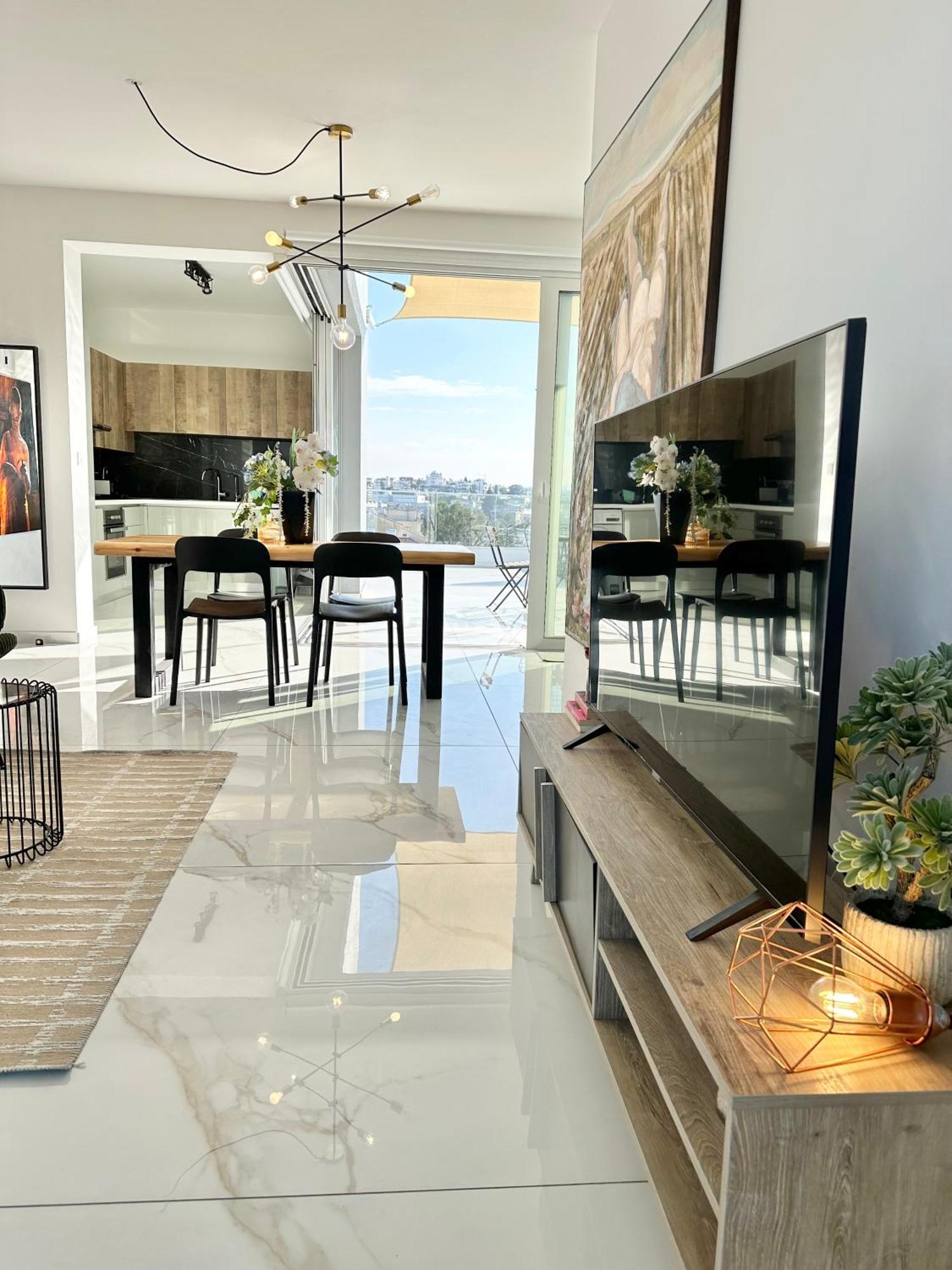 Luxury City Penthouse-Panoramic View-Near Unic Nicosia Buitenkant foto